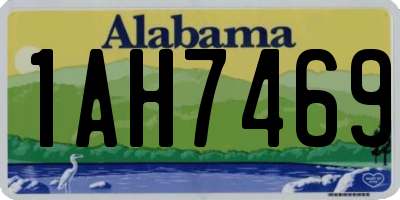 AL license plate 1AH7469
