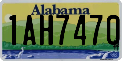 AL license plate 1AH7470
