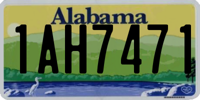 AL license plate 1AH7471