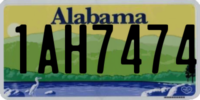 AL license plate 1AH7474
