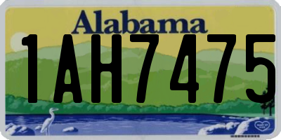 AL license plate 1AH7475