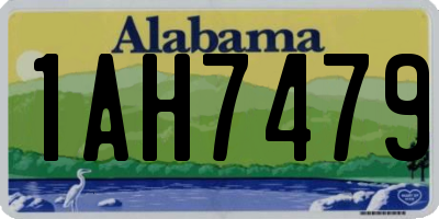 AL license plate 1AH7479