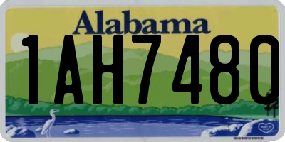 AL license plate 1AH7480