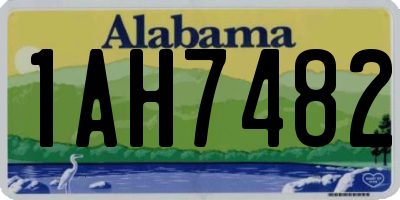 AL license plate 1AH7482