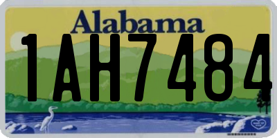 AL license plate 1AH7484