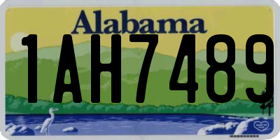 AL license plate 1AH7489