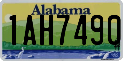 AL license plate 1AH7490