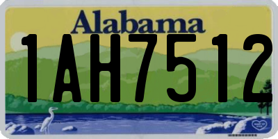 AL license plate 1AH7512