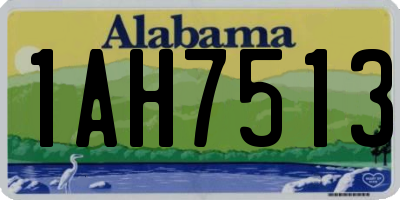 AL license plate 1AH7513
