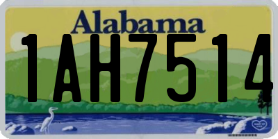 AL license plate 1AH7514