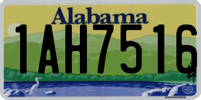 AL license plate 1AH7516