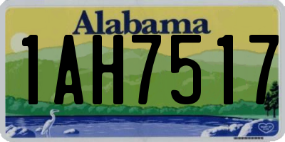 AL license plate 1AH7517