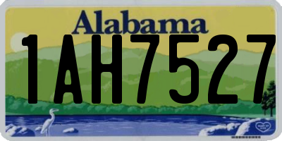 AL license plate 1AH7527