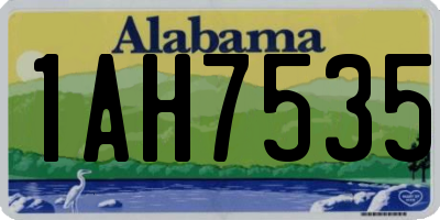 AL license plate 1AH7535