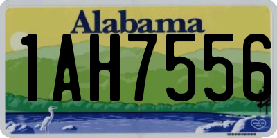 AL license plate 1AH7556