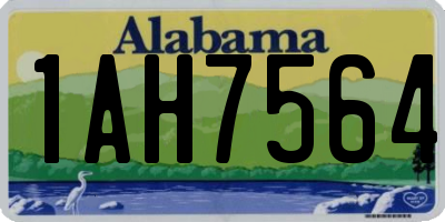 AL license plate 1AH7564