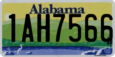 AL license plate 1AH7566