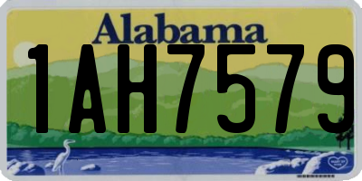 AL license plate 1AH7579
