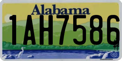 AL license plate 1AH7586