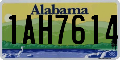 AL license plate 1AH7614