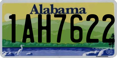 AL license plate 1AH7622