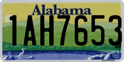 AL license plate 1AH7653