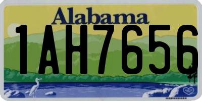 AL license plate 1AH7656