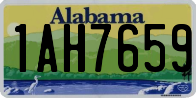 AL license plate 1AH7659