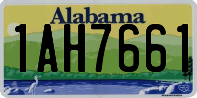 AL license plate 1AH7661