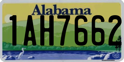 AL license plate 1AH7662