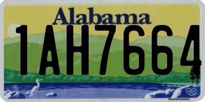 AL license plate 1AH7664