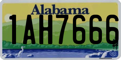 AL license plate 1AH7666