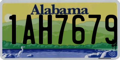AL license plate 1AH7679