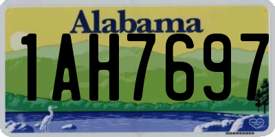 AL license plate 1AH7697