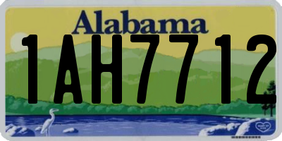 AL license plate 1AH7712