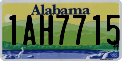 AL license plate 1AH7715