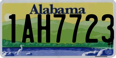AL license plate 1AH7723