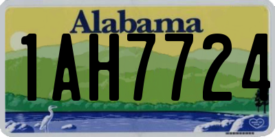 AL license plate 1AH7724