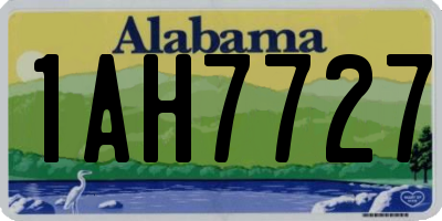 AL license plate 1AH7727