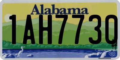 AL license plate 1AH7730