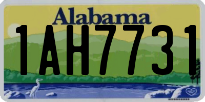 AL license plate 1AH7731