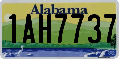 AL license plate 1AH7737