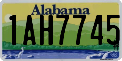AL license plate 1AH7745