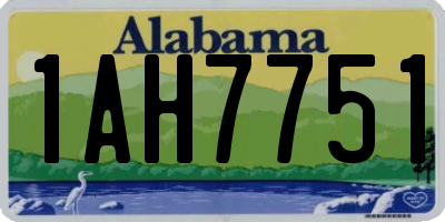 AL license plate 1AH7751