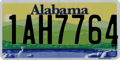 AL license plate 1AH7764