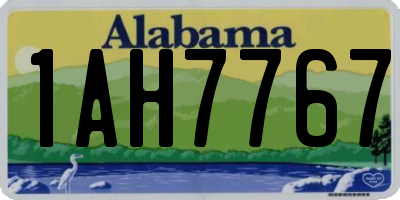 AL license plate 1AH7767
