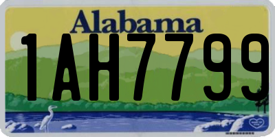 AL license plate 1AH7799