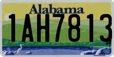 AL license plate 1AH7813