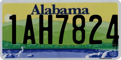 AL license plate 1AH7824