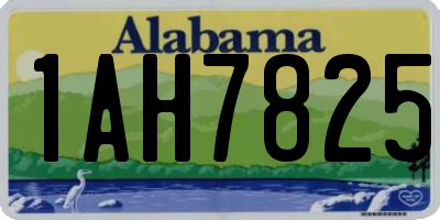 AL license plate 1AH7825